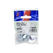 F/FIX   FORGEPACK WING NUT & WASHER 4 PER PACK
