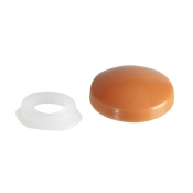 F/FIX   DOME CAP 20 PACK NO.6-8'S LT BROWN