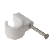 F/FIX   PIPE CLIP WITH MASONRY NAIL 11MM BOX100