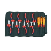 KNIPEX   PLIER & S/DRIVER SET IN TOOLBAG (11PCE)