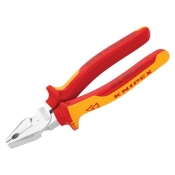 KNIPEX  HI LEVER COMBINATION PLIERS 180MM VDE