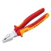 KNIPEX  HI LEVER COMBINATION PLIERS 200MM VDE