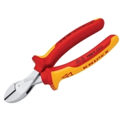 KNIPEX  X-CUT COMPACT DIAGONAL CUTTERS 160MM VDE