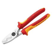 KNIPEX  TWIN CUT CABLE SHEARS 200MM VDE GRIP