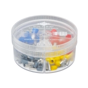 KNIPEX  ASSORTMENT BOX WITH 100 WIRE FERRULES