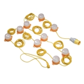 L/HOUSE  LED FESTOON LIGHTS 22M 10 BULBS 110V