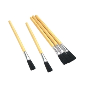 MONUMENT 3015M FLUX BRUSHES (5) WOOD HANDLE
