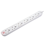 MASTERP SURGE SWITCHED EXTENSION LEAD 6G 13A 2M
