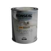 RONSEAL 6 YEAR ANTI MOULD PAINT WHITE MATT 2.5L
