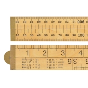 RST     WOOD 4 FOLD RULE 1M/39IN (BLISTER PACK)