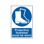 SCAN    SIGN PROTECTIVE FOOTWEAR MUST BE WORN