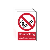 SCAN    SIGN NO SMOKING ON THESE PREMISES (PK 5)