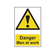 SCAN    SIGN DANGER MEN AT WORK 200MM X 300MM