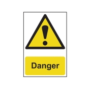 SCAN    SIGN DANGER 200MM X 300MM