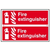 SCAN    SIGN FIRE EXTINGUISHER 300MM X 200MM