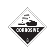 SCAN    SIGN CORROSIVE 8 - SAV DIAMOND