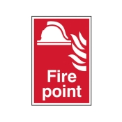 SCAN    SIGN FIRE POINT 200MM X 300MM