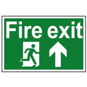 SCAN    SIGN FIRE EXIT RUNNING MAN ARROW UP