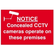 SCAN    SIGN CONCEALED CCTV CAMERAS OPERATING