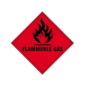 SCAN    SIGN FLAMMABLE GAS - SAV