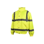 SCAN    HI-VIS BOMBER JACKET YELLOW - L