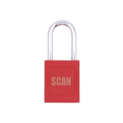 SCAN    PADLOCK LOCK OUT RED