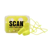 SCAN     FOAM EARPLUGS + CORD (6 PAIRS)