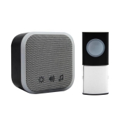 UNI-COM PORTABLE DOOR CHIME - BLACK