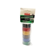UNIBOND  ELECTRICAL TAPE (6 COLOUR PKT)19MMX3.5M