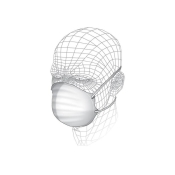 VITREX  CUP RESPIRATORS X3