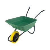 WALSALL BOXED SHIRE 90L POLY BARROW GREEN PPROOF
