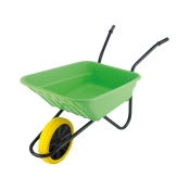 WALSALL BOXED SHIRE 90L POLY BARROW LIME PPROOF