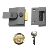 YALE    85 DEADLOCK NIGHTLATCH DMG/SC CYL 40MM
