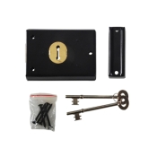 YALE    P402BK RIMLOCK BLACK CARDED