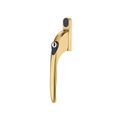 YALE    PVCU WINDOW HANDLE BRASS YWHLCK40N-PB
