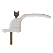 YALE    PVCU WINDOW HANDLE WHITE YWHLCK40N-WH