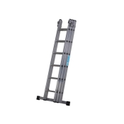 ZARGES  EXTENSION LADDER 3-PART SQ RUNG 3 X 6