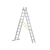 ZARGES  2 PART D RUNG COMBINATION LADDER 8 RUNG