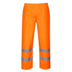 H441 Portwest Hi-Vis Orange Rain Trousers