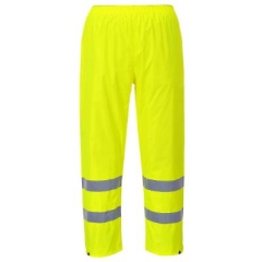 H441 Portwest Hi-Vis Yellow Rain Trousers