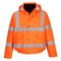 S463 Portwest Hi Vis Orange Bomber Jacket