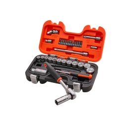 BAHCO   SOCKET SET 34PC - 1/4 IN & 3/8 IN