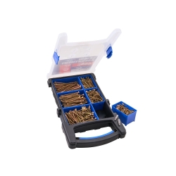 FORGEFIX SCREW SET IN ORGANISER - 650PC