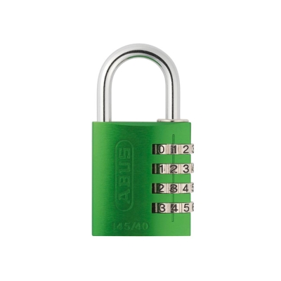 ABUS 145/40 40mm Aluminium Combination Padlock Green 49531