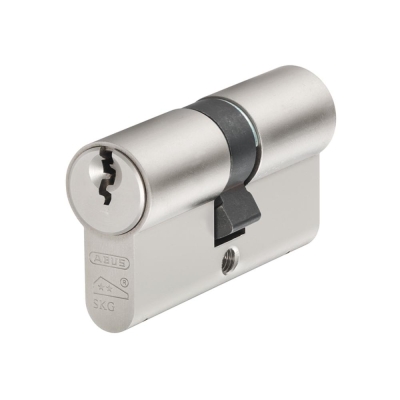 ABUS E60NP Euro Double Cylinder Nickel Pearl 30mm / 55mm Box