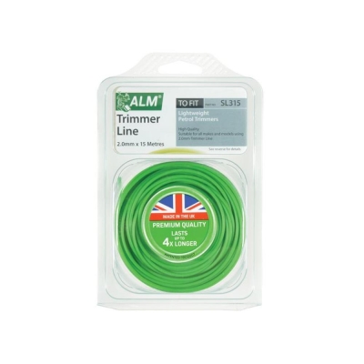 ALM     TRIMMER LINE 15M X 2MM DIAMETER