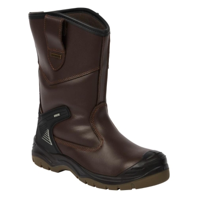 Apache AP305 Brown Waterproof Rigger Boot