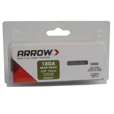 ARROW   BN1810CS  BRAD NAILS (1000) 5/8IN 15MM