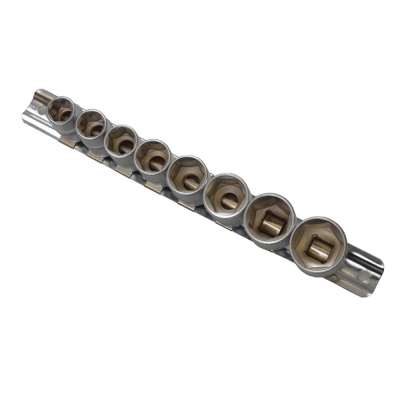 B/SPOT   8PC SOCKETS ON RAIL 3/8SQDR       01524