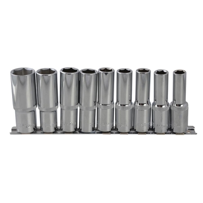 B/SPOT   SOCKET SET 9PC DEEP MM 1/2SQDR    01541